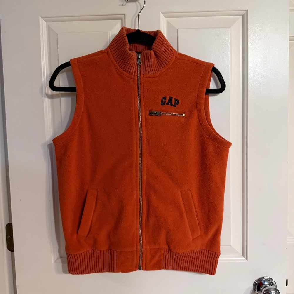 Vintage GAP Orange Zip-Up Vest